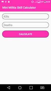 Mini Militia Skill Calculator screenshot 1