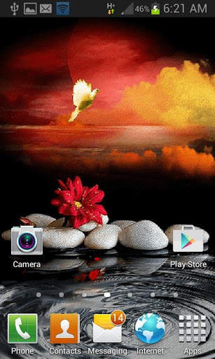 White Stone Live Wallpaper screenshot 2
