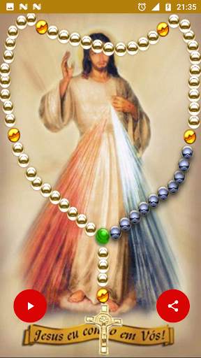 Holy Rosary Mercy in French with audio offline screenshot 3