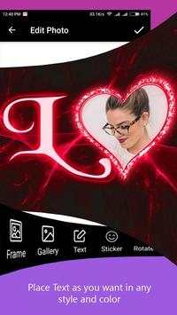 Lighting Text Photo Frame screenshot 5