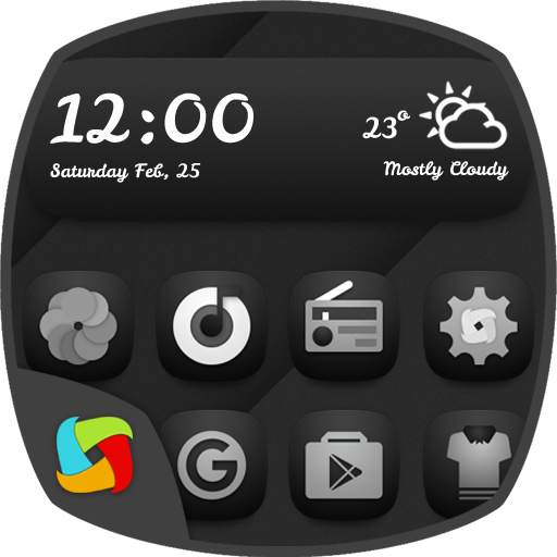 Dark Soul Theme for Mega Launcher 1.1