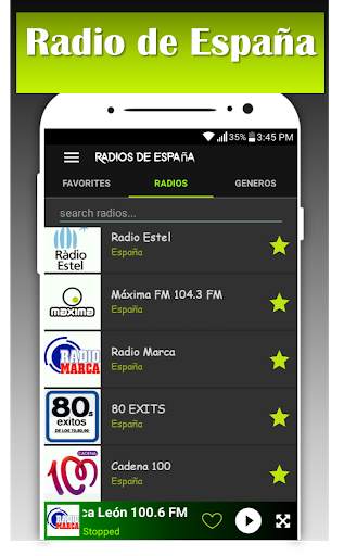 Spain Music Radio AM FM radio free screenshot 2