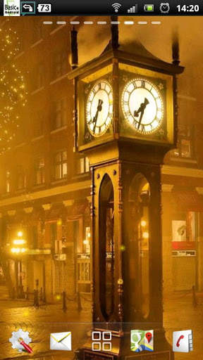 clock live wallpaper - steam clock lwp 1 تصوير الشاشة