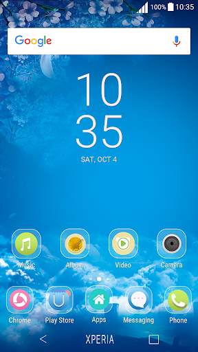 My dream Xperia theme screenshot 3