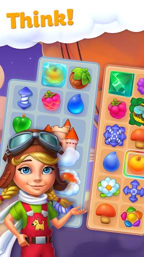 Floating islands: Match-3 screenshot 1