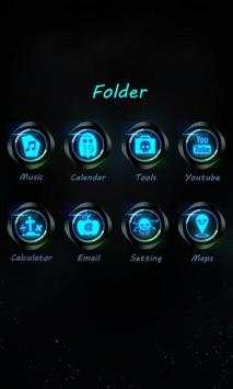 Skull Fire Go Launcher Theme screenshot 3