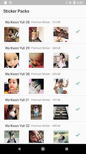 Cute Wa Kwon Yuli Sticker WAStickerApps screenshot 5