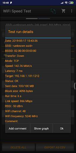 WiFi Speed Test - Velocità Internet screenshot 5