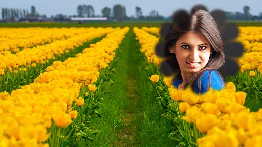 Flower Hill Pics Editor-Frames screenshot 8
