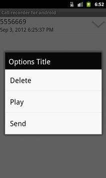 Call Recorder para Android screenshot 2
