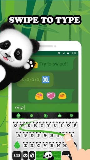 Panda Keyboard Theme скриншот 4