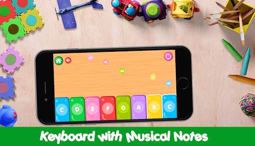 Infant piano with farm animals screenshot 7