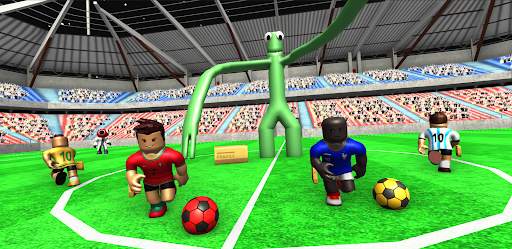 Teman Sepak Bola Pelangi 3D screenshot 3