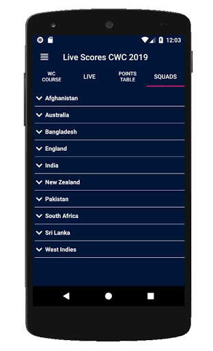 Live Scores CWC 2019 screenshot 4