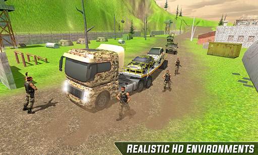 Army Car Transport Truck Driver 2019 screenshot 4