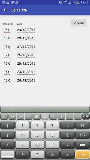 Rolling Average screenshot 2