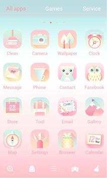 Pink Bird V Launcher Theme screenshot 3