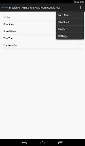 MusicMe New Music YOUR artists screenshot 2