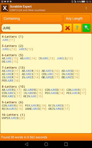 Word Expert (for SCRABBLE) screenshot 11