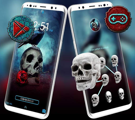 Skull Crow Launcher Theme screenshot 5