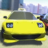 3D City Taxi driver simulation icon