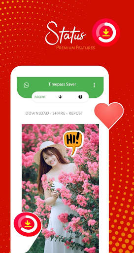 Timepass saver - status downloader for whatsapp स्क्रीनशॉट 4