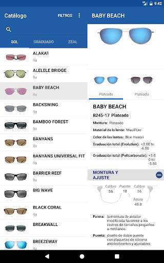 Catálogo de Maui Jim screenshot 7
