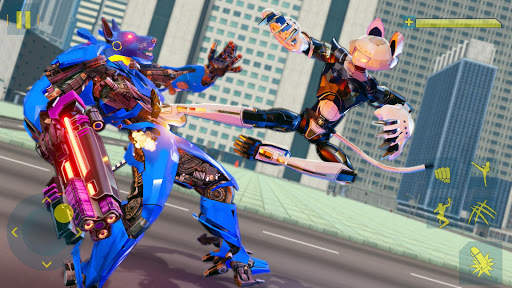 Cat Robot Transform Wars: Multi Robot Games screenshot 3