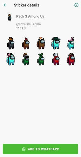 Stickers de Among Us para WhatSapp - WAStickers screenshot 5
