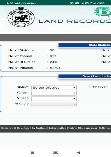Odisha Bhulekh, Land record, Map,odia screenshot 3