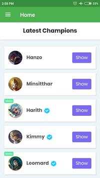 Mobile Legend Guide Build Hero screenshot 1