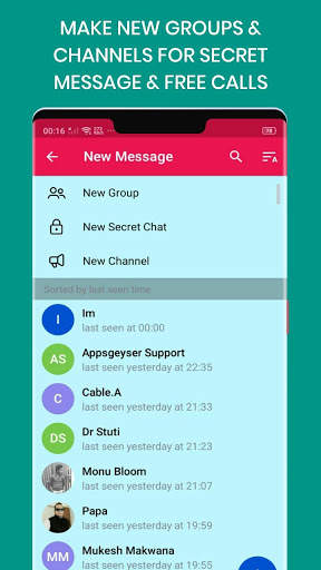 Messenger App : 2020 Free Chat & Calls screenshot 6