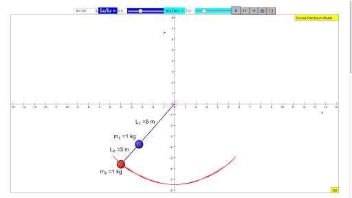 Double Pendulum Simulator screenshot 5
