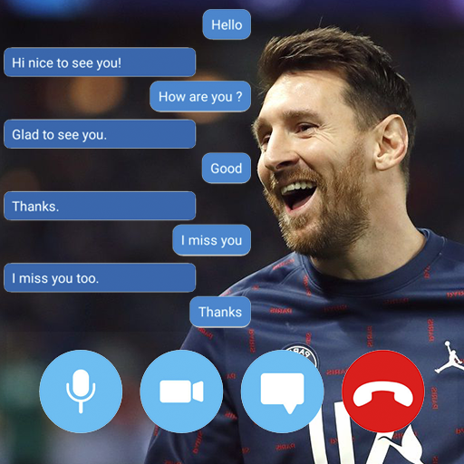 Leo Messi - Chat and Fake Call icon
