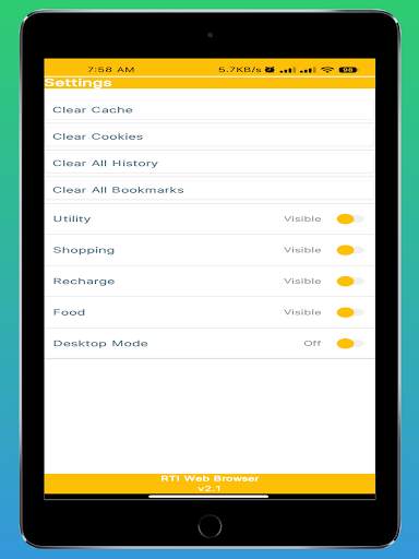 RTI Web Browser: Fast & Secure screenshot 16