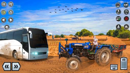 Tractor Trolley Hill Driving Farming Sim 3D Games screenshot 3
