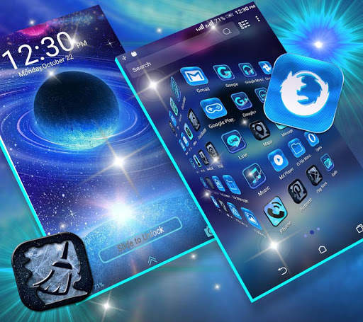 Galaxy Space Launcher Theme screenshot 4