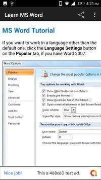 Learn MS Word Free screenshot 5
