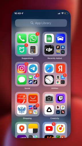 iOS Launcher MX screenshot 2