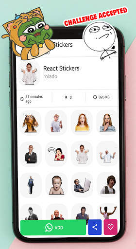 😍Animated memes Stickers for Whatsapp 😷 (GIF) screenshot 5