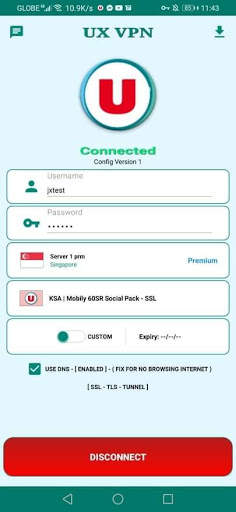 UX VPN screenshot 4