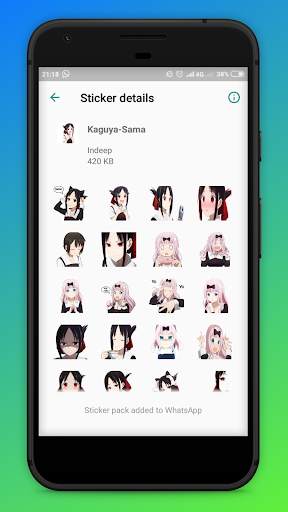 Hot Anime Stickers For Whatsapp screenshot 7