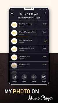 Photo on Music Player screenshot 1