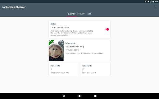 Lockscreen Observer screenshot 9