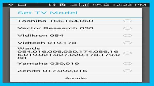 Universal TV Remote Control screenshot 2