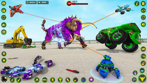 Bull Robot Car Game:Robot Game screenshot 6