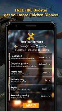 GFX Tool - Booster for Free Fire screenshot 1