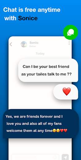 blue soniic 📞 Video Call   Chat & Live Video 2 تصوير الشاشة