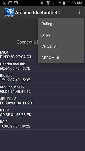 Arduino Bluetooth RC screenshot 1