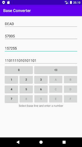 Base Converter screenshot 2